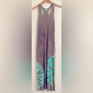 Tye-Dye Long Dress Hand Made Crochet